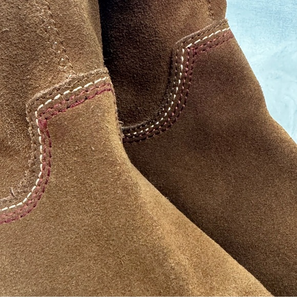 Reef leather Women’s ankle booties brown suede size 6.5 - Picture 8 of 10